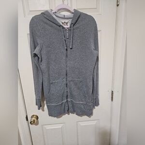 Rare Old Navy Gray Zip-Up Hoodie Sz L